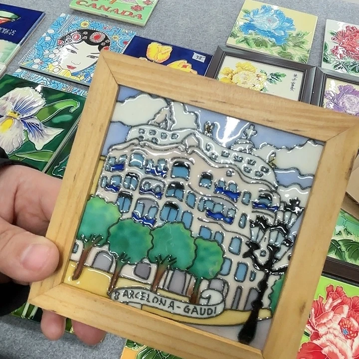 陶瓷板画10/10单瓷片微瑕