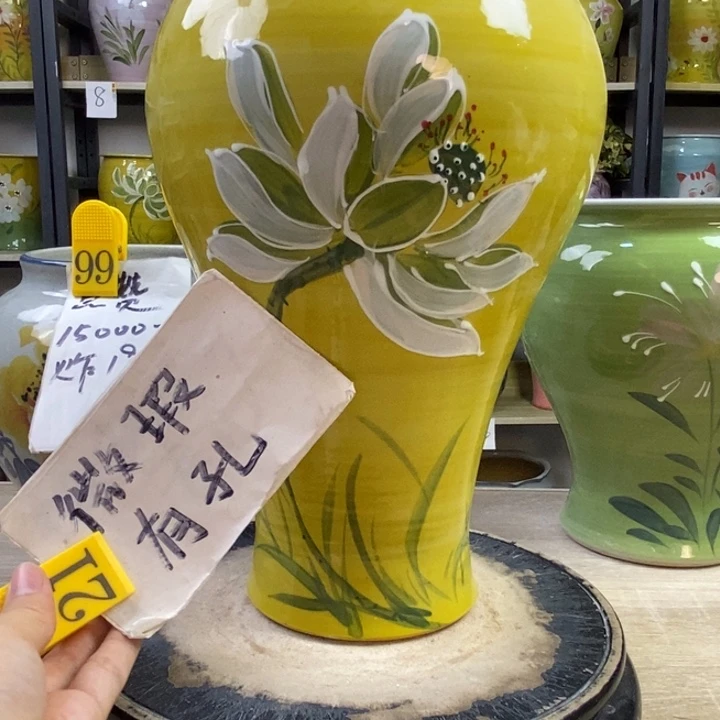 景德镇高温陶瓷花盆