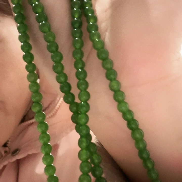 石英质玉（金丝玉）未镶嵌手链