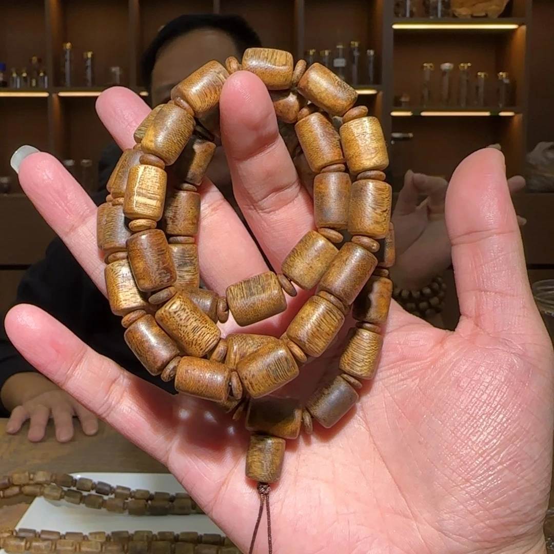 手串沉香多圈白奇板头1.0/43g多样性发一条