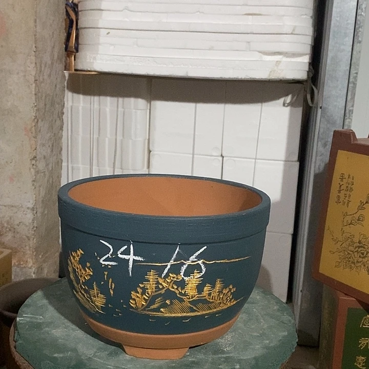 紫砂花盆紫砂花盆