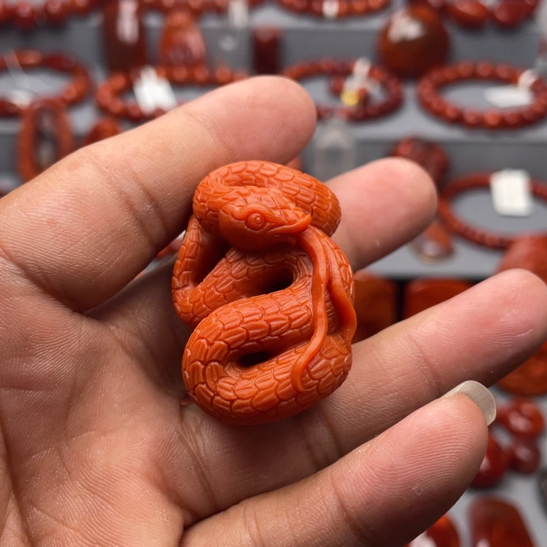 南红玛瑙未镶嵌珠宝奇石吊坠