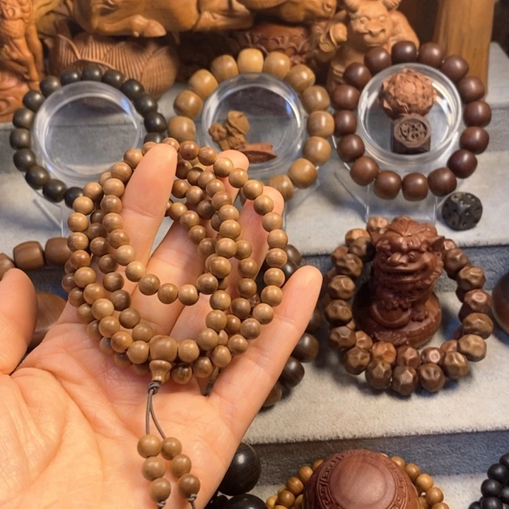 檀香木手串/手链老山檀奶香味0.6红肉微瑕