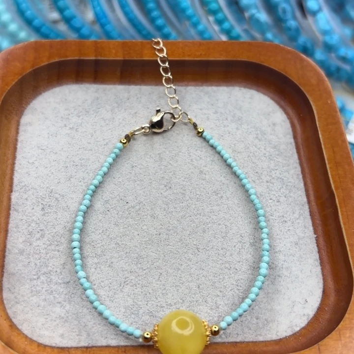 绿松石未镶嵌手链