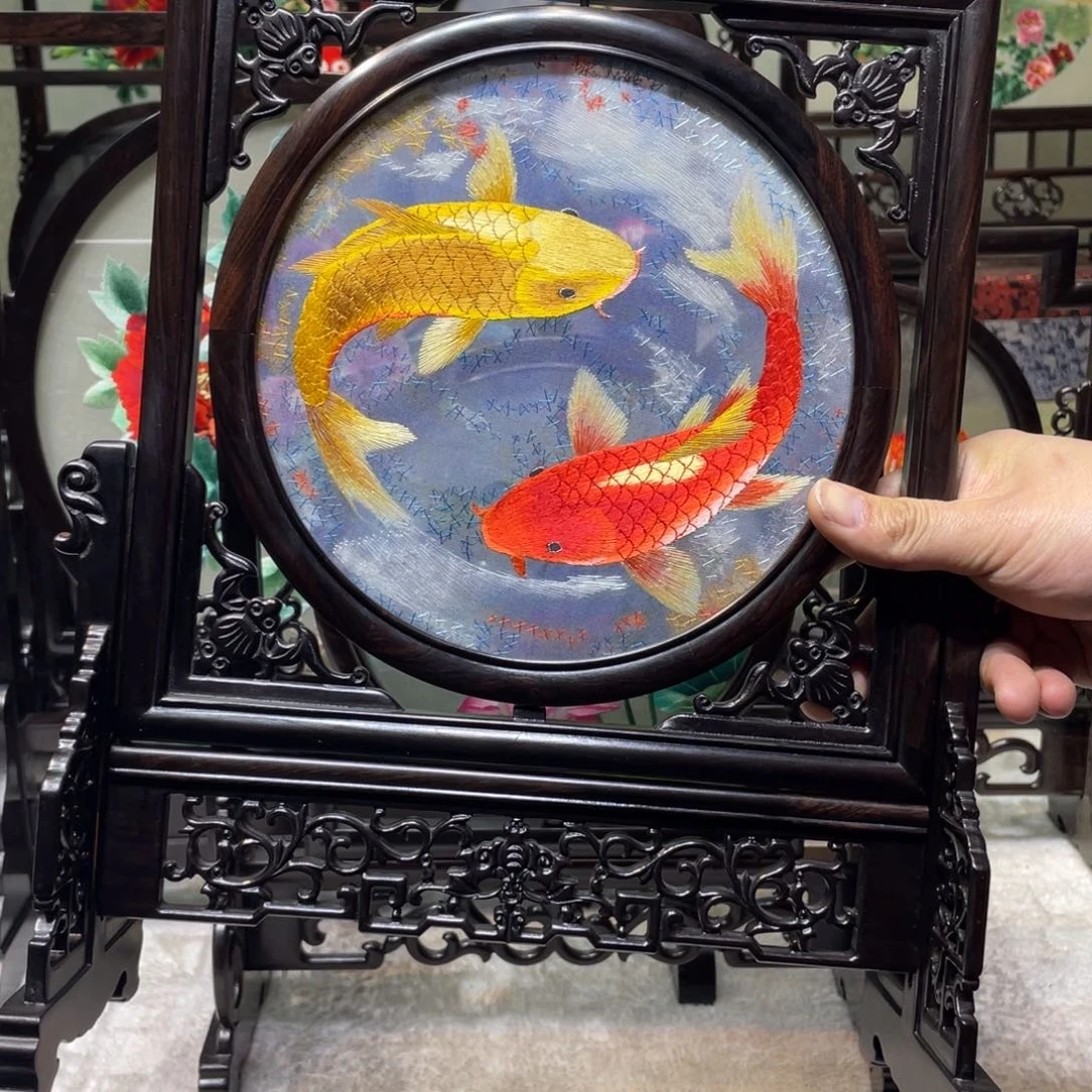 刺绣用****5非遗传承摆件