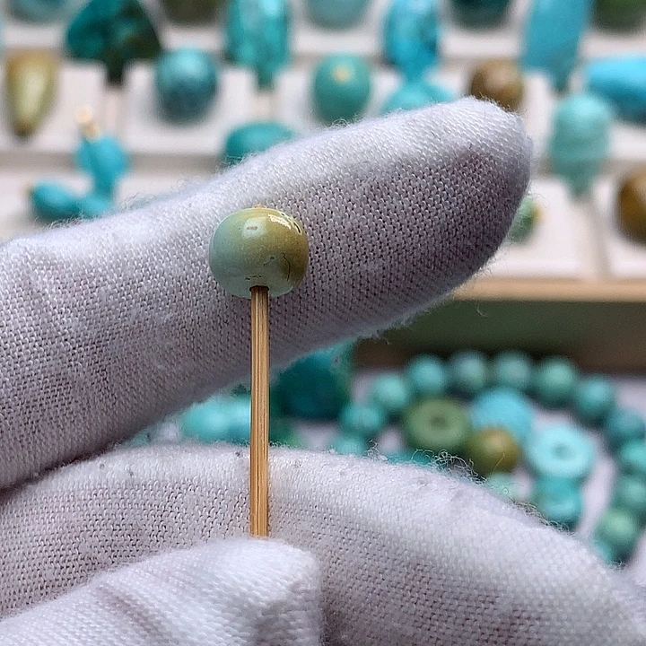 琥珀未镶嵌珠宝奇石直径8.9特色老型珠