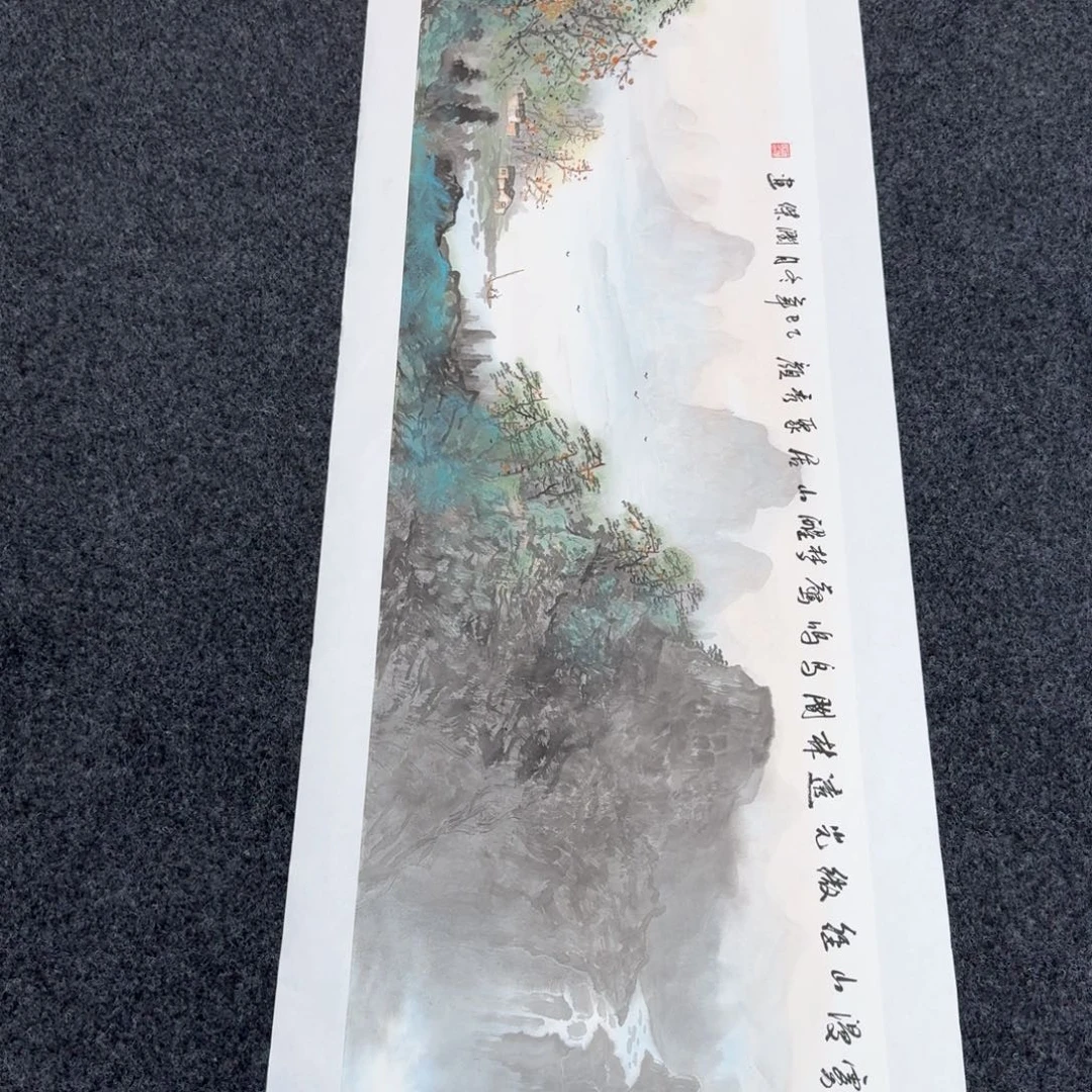 国画国画作品山水花鸟纯手绘