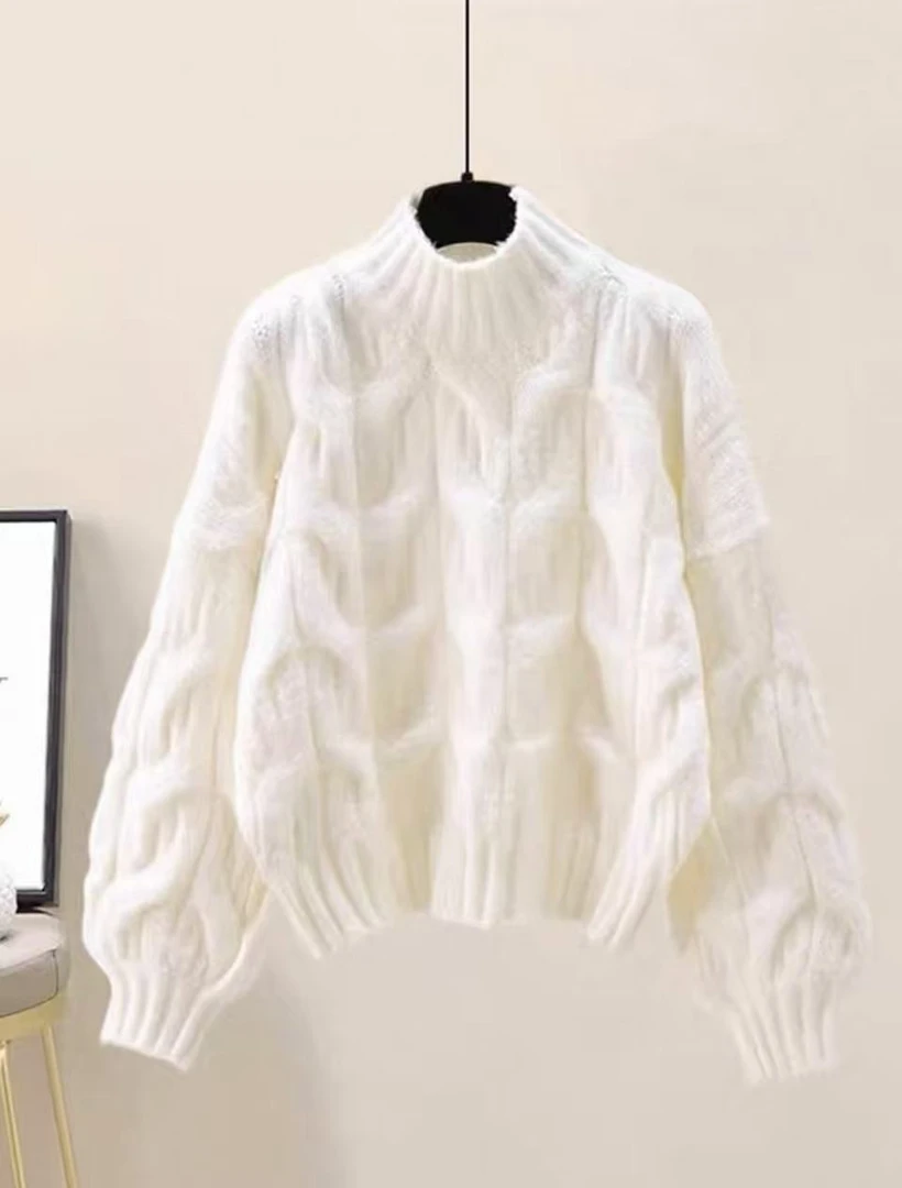 【901-980编码点这里】秋冬高端时尚气质开衫短款毛衣女