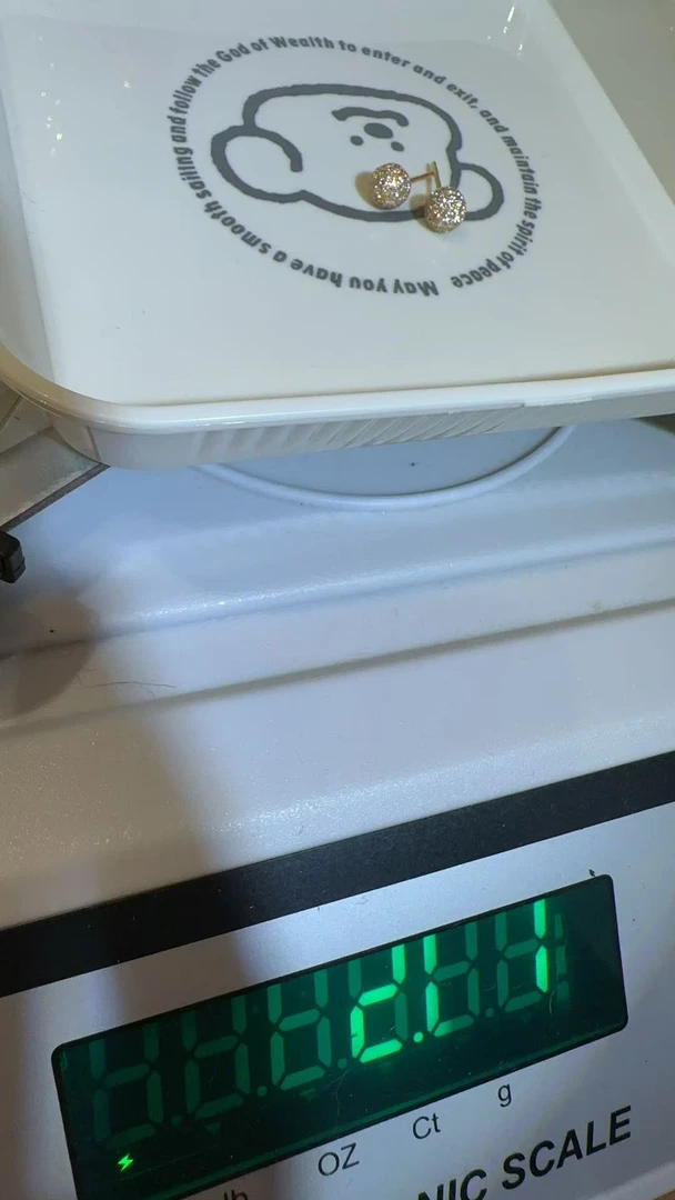 足金精品工艺耳饰