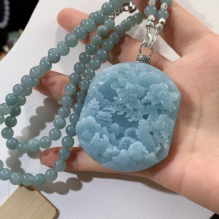 翡翠未镶嵌颈饰翡翠吊坠