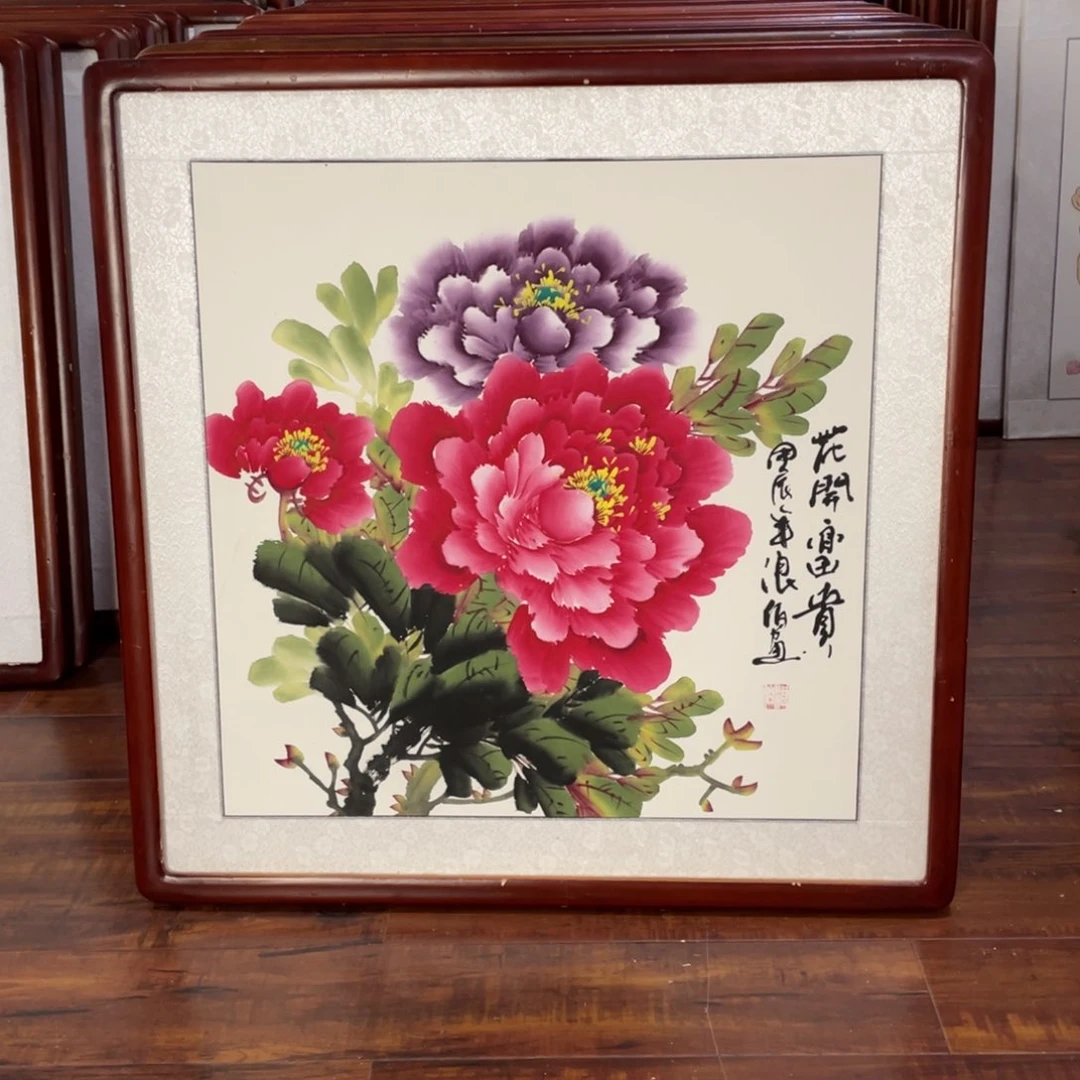 国画带框尺寸63*63厘米