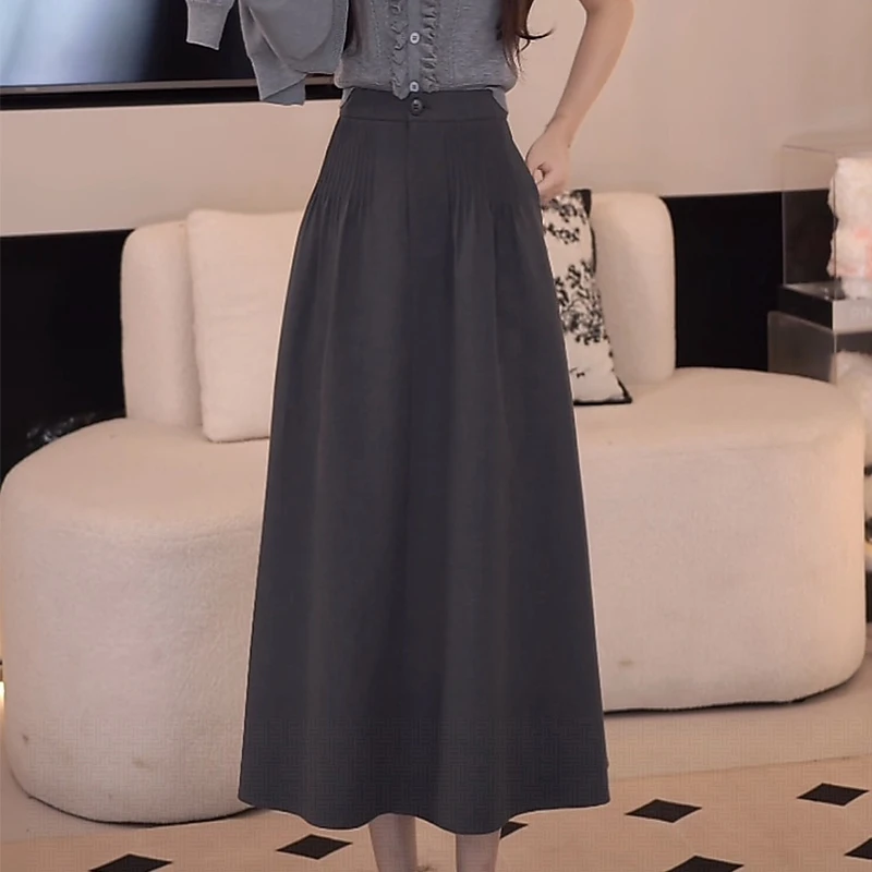 【百搭裙】2025年新款上新秋季时尚气质显瘦高级洋气半身裙女装裙子