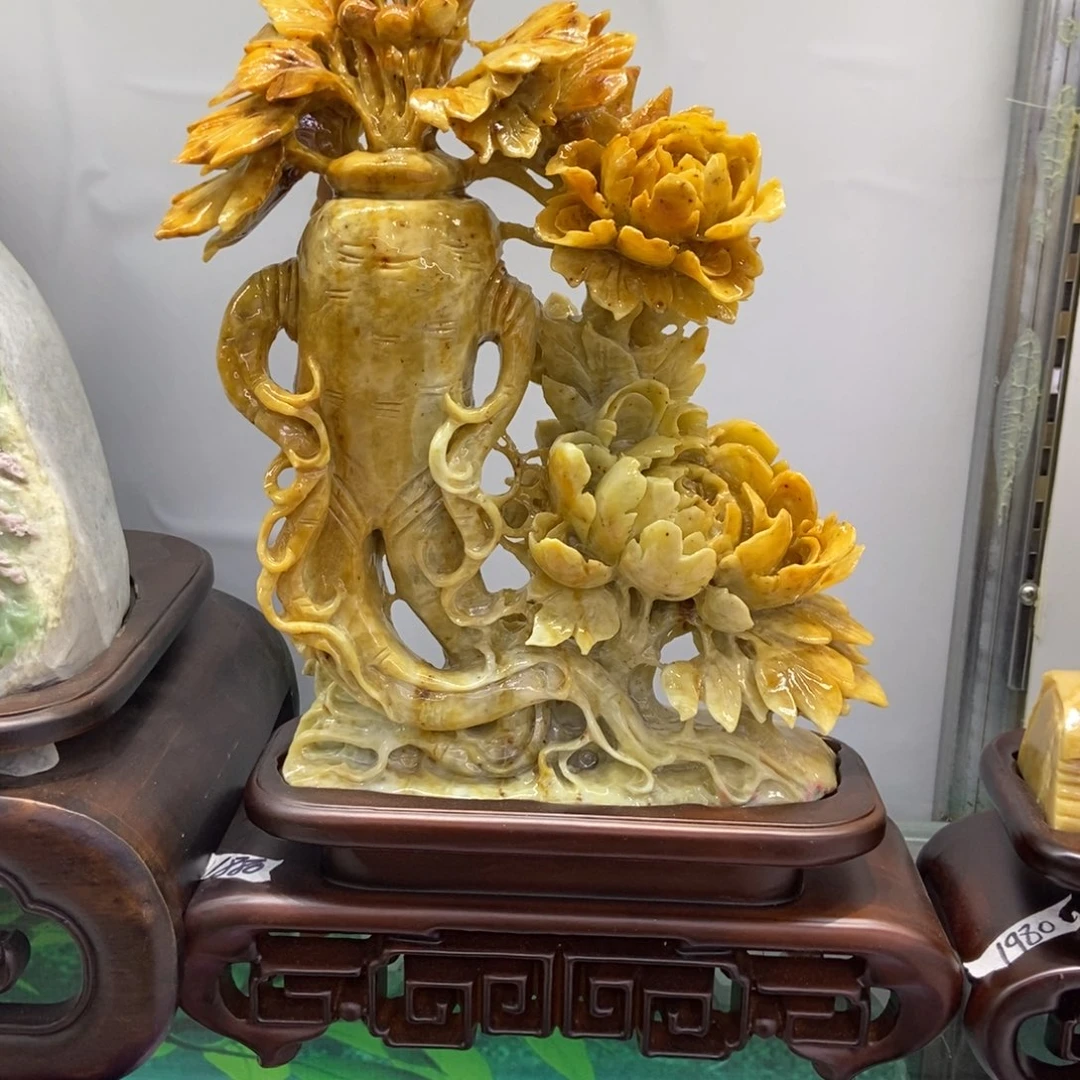 武***红玉家居摆件手工制作