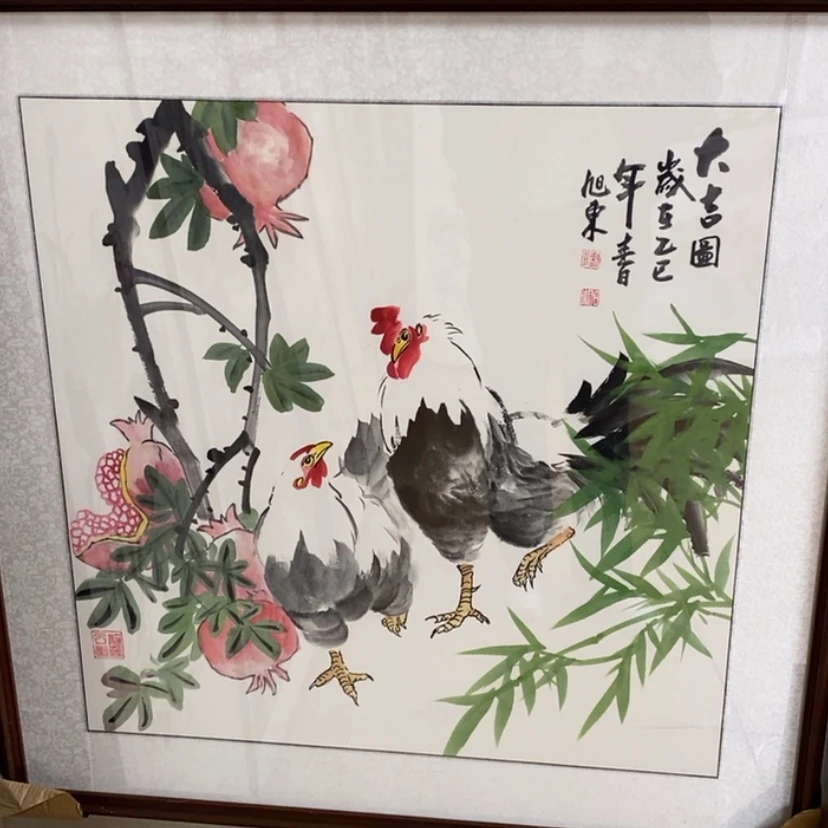 【闪购商品】国画手绘国画带框