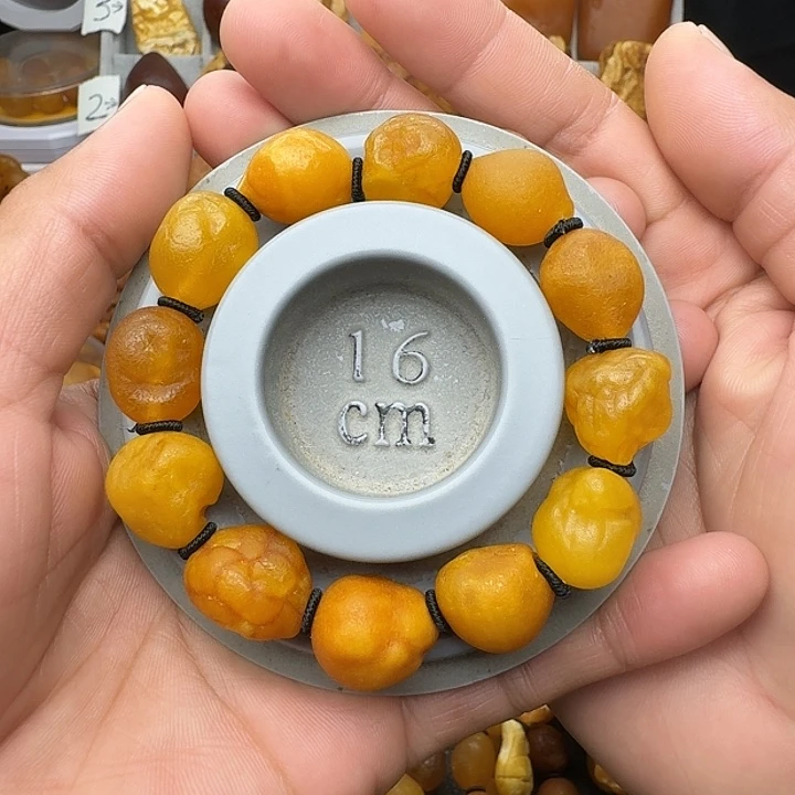 蜜蜡未镶嵌裸石天然蜜蜡手串
