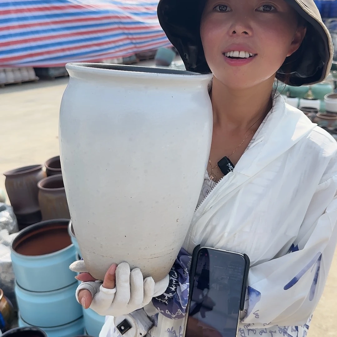 紫砂花盆王嫂花盆0716-127高30口20