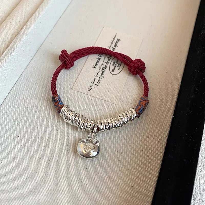 YZ045 红绳盘缠小胖福首饰 精品手绳素款时尚气质首饰