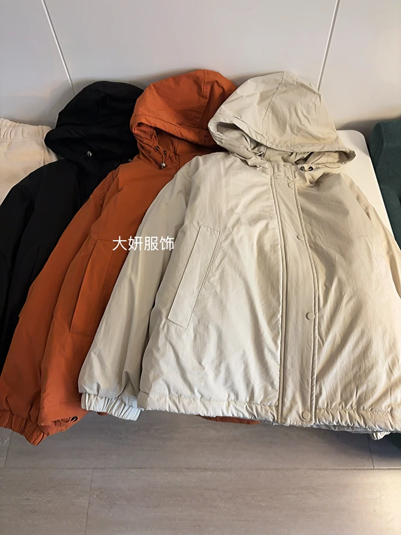雪顶棉服。加厚保暖！连帽温暖洋气简约百搭韩系简约外套女