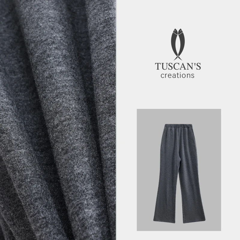 TUSCAN'S CREATIONS 老钱风休闲百搭针织休闲裤女士通勤裤子时代