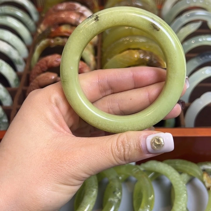 蛇纹石玉合金手镯