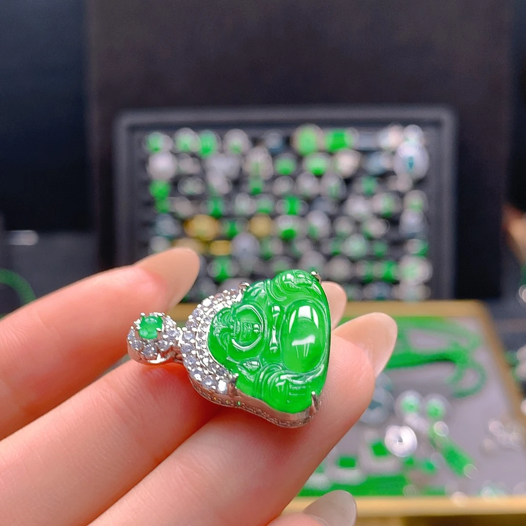 未镶嵌戒指翡翠天然翡翠