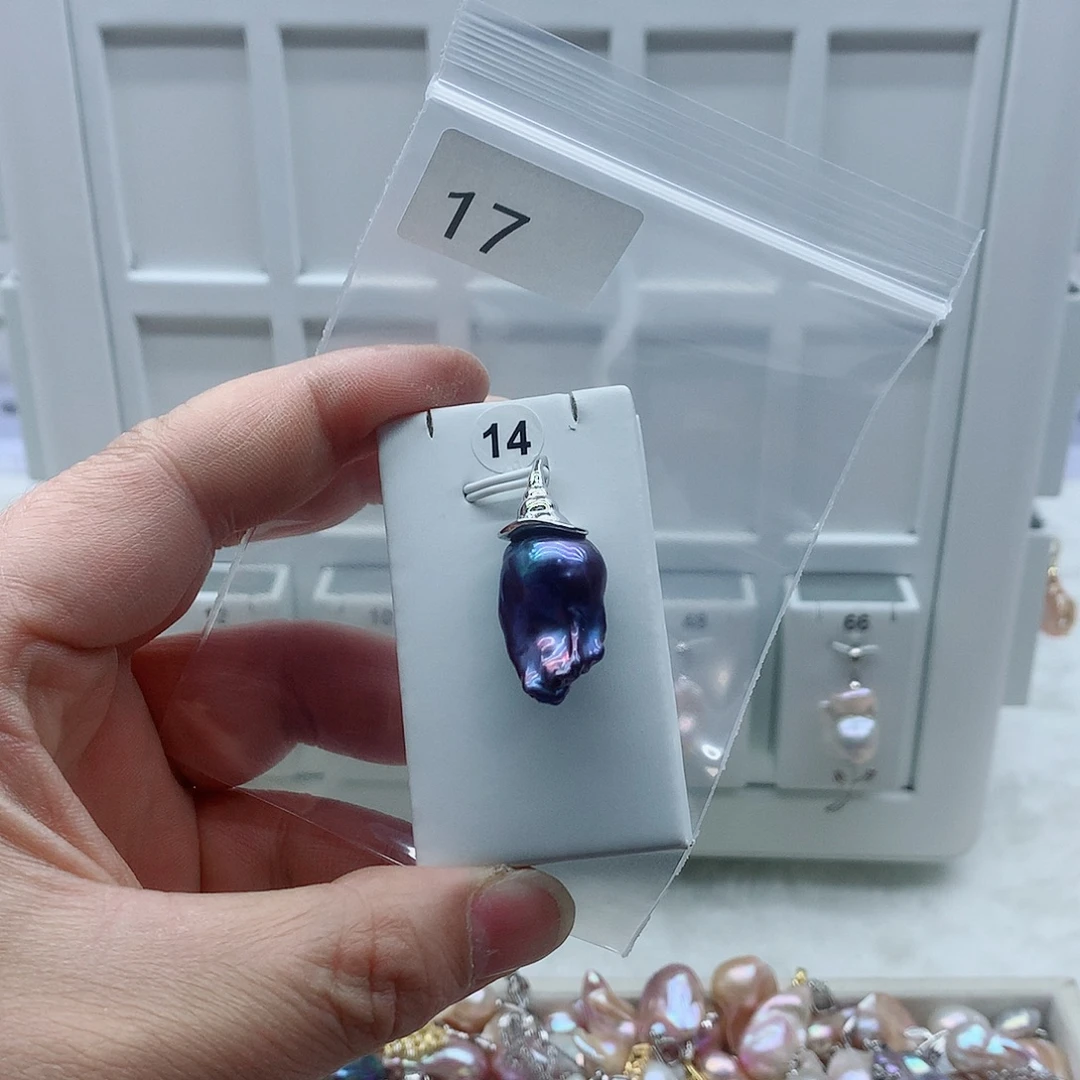 吊坠(不含链)淡水珍珠合金