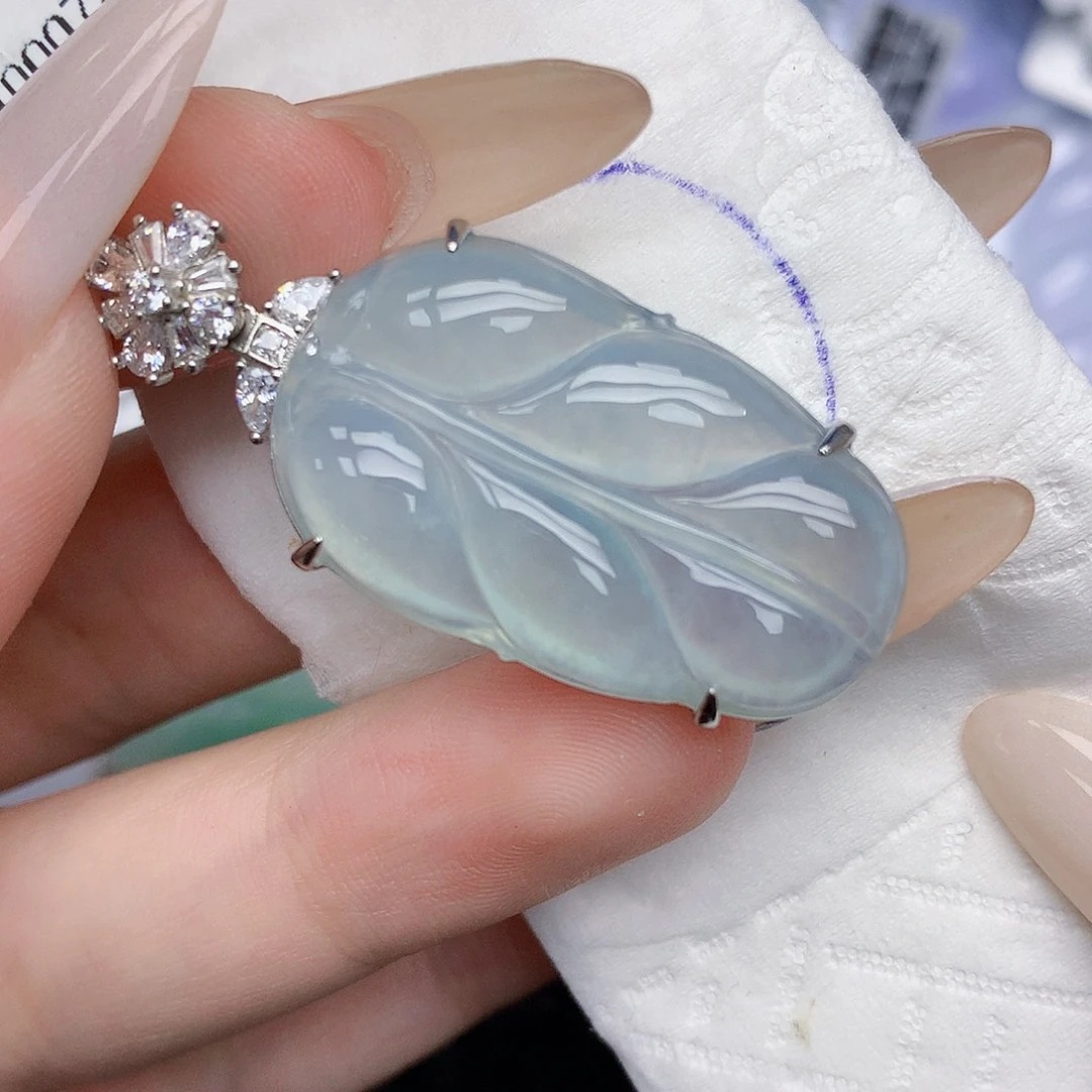 翡翠未镶嵌颈饰天然缅甸翡翠a货百元以上9元证书费自理