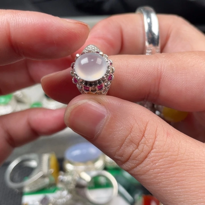 翡翠未镶嵌戒指缅甸天然翡翠