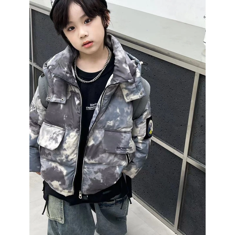 【源头厂家-羽绒服】新国标儿童绒服童装冬款保暖冬季外套8636