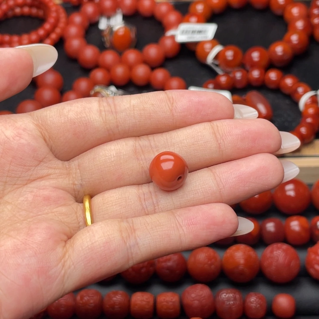 林***哥南红玛瑙未镶嵌手串Y11.5mm老型单珠