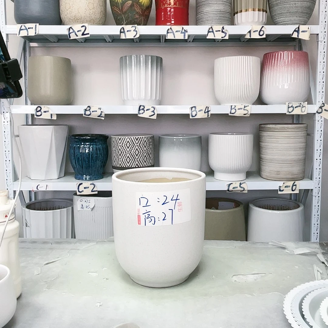 陶瓷口径24-高27亚白