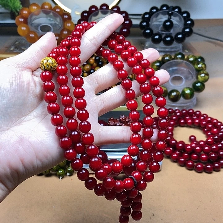 【闪购商品】贝壳杉（血龙木）手串/手链0.8*108