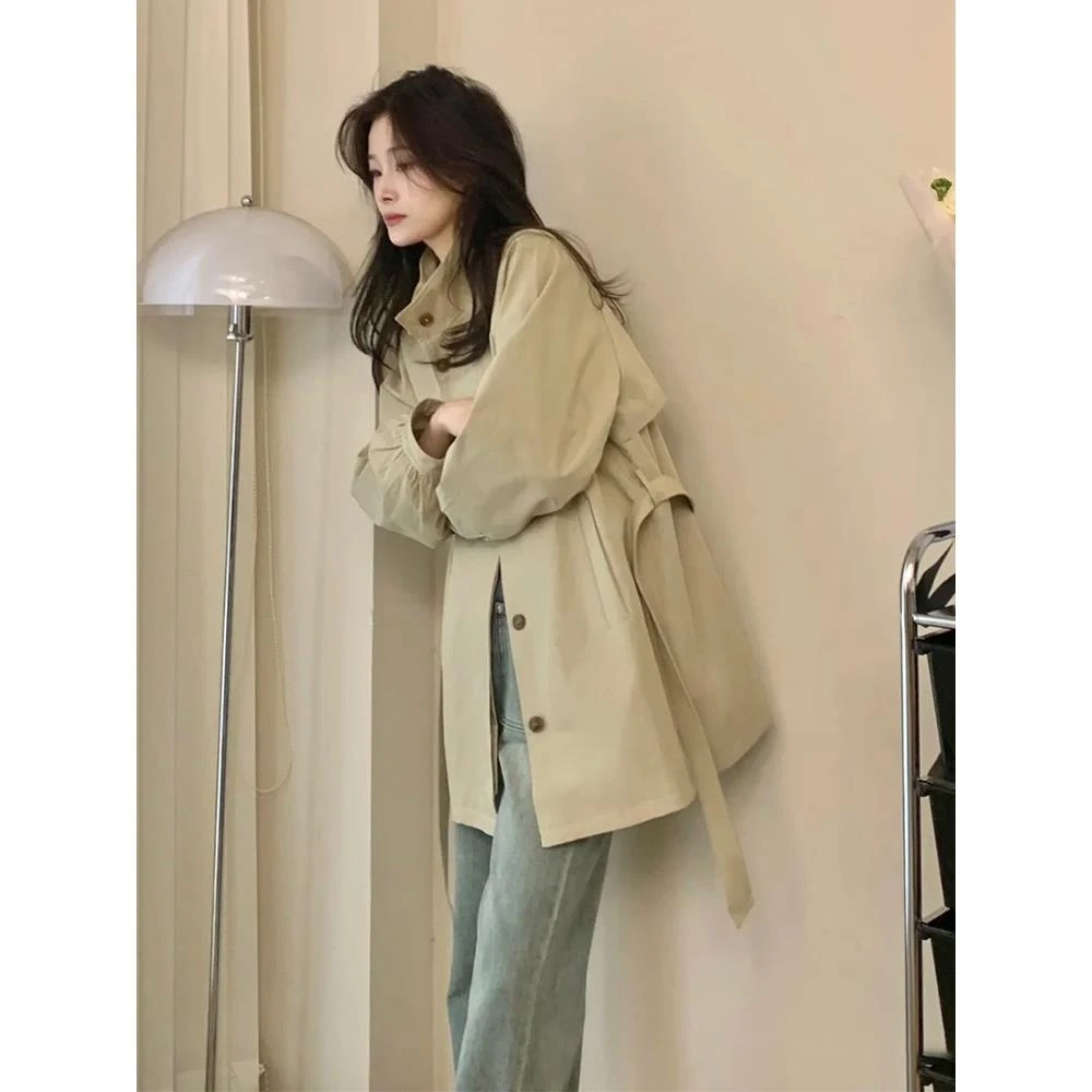 时尚气质中长款风衣外套女秋季新款小个子高级感超好看韩系上衣