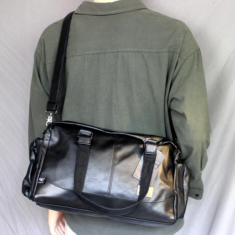 潮牌日系复古短途旅行包大容量男包手提包出差大包斜挎包休闲时尚