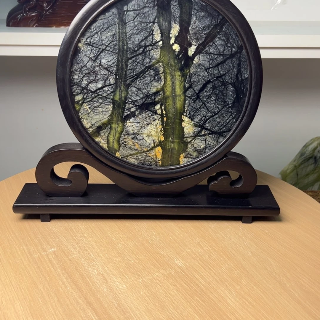 石材玉树石家居摆件