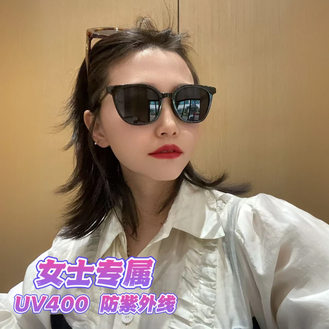 2025年流行新款欧美时尚复古网红猫眼方形太阳眼镜女士墨镜2059