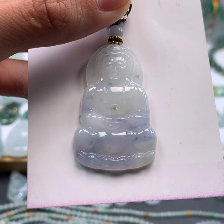翡翠未镶嵌颈饰翡翠观音