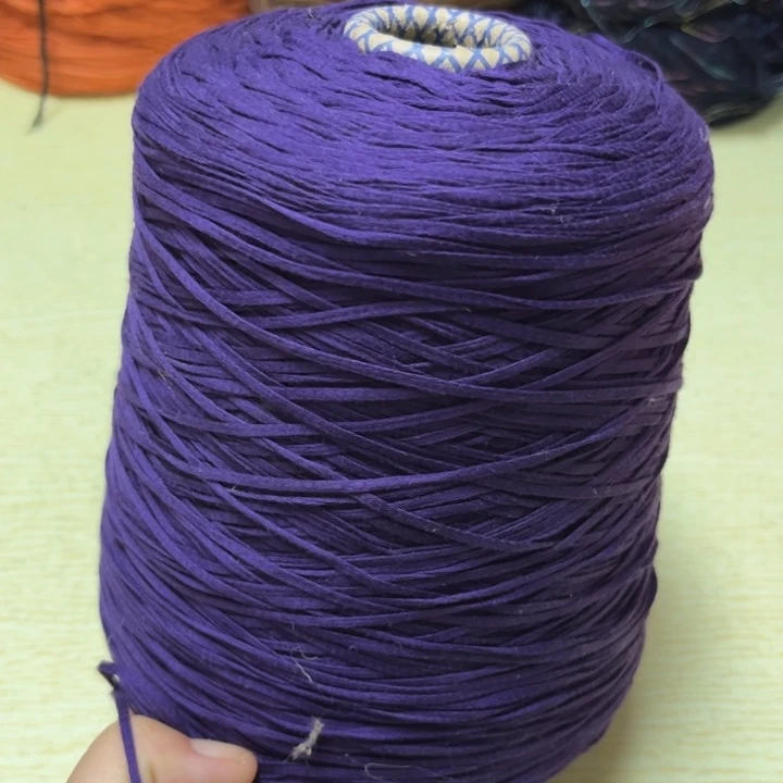 羊毛混纺紫罗兰扁带棉
