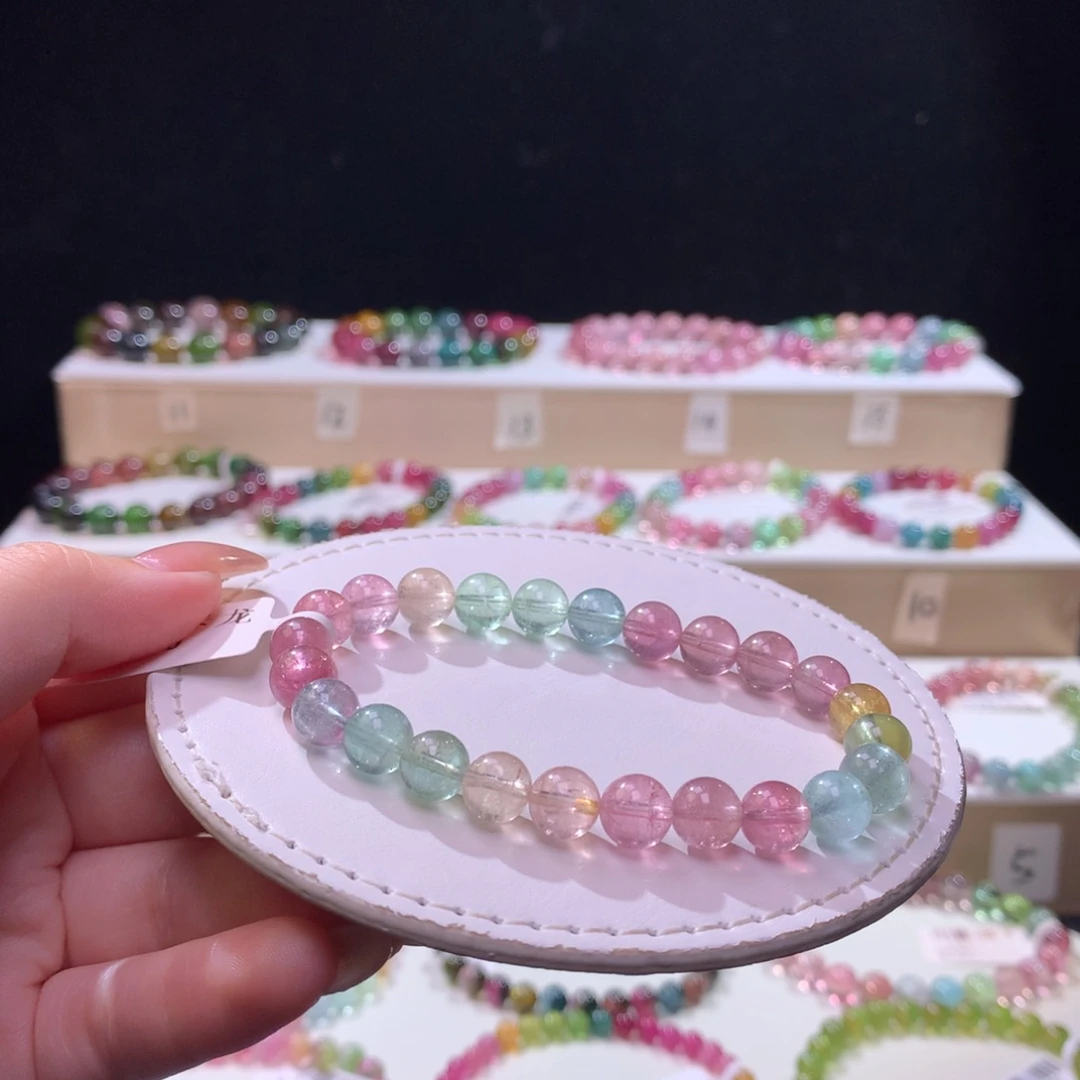 未镶嵌手链碧玺碧玺