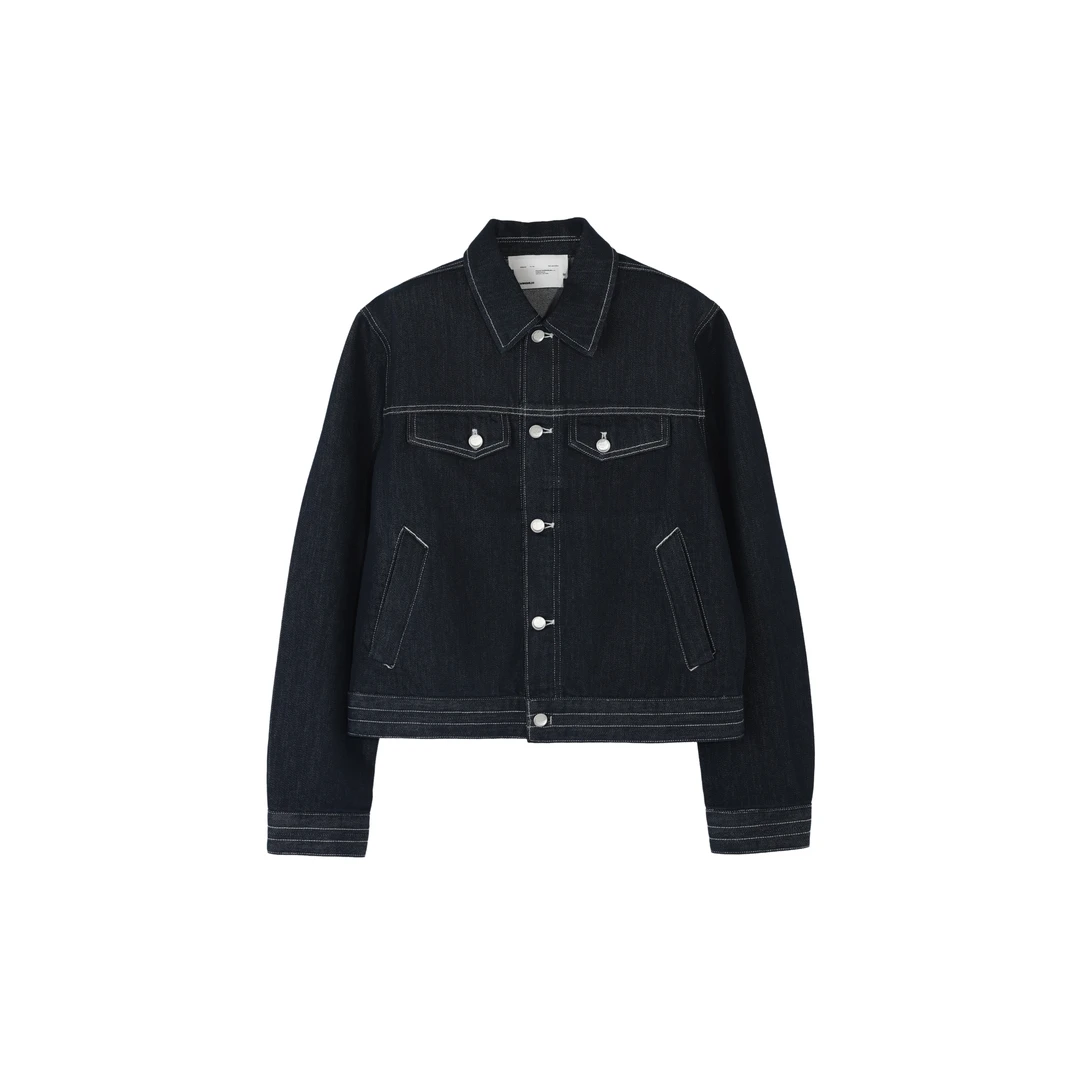 【茉舍】ROARINGWILD 靛蓝色宽松时尚休闲牛仔夹克 FRW252101-1399