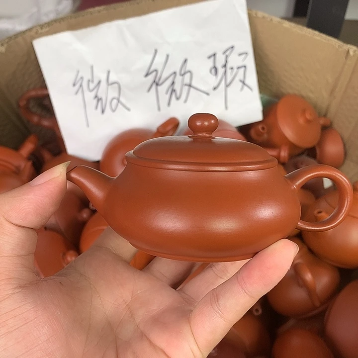 原矿朱泥茶具茶壶家用130