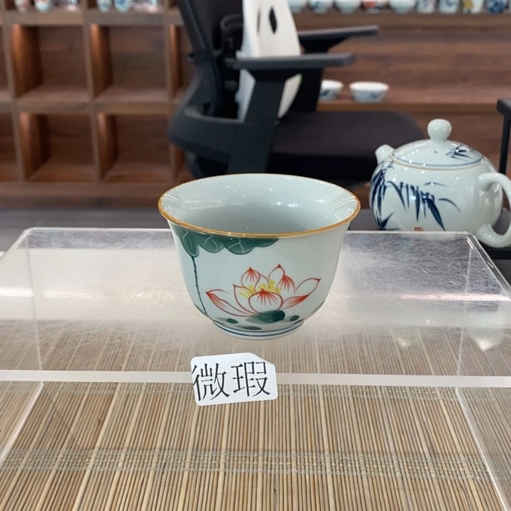 釉下老陶泥手工绘制