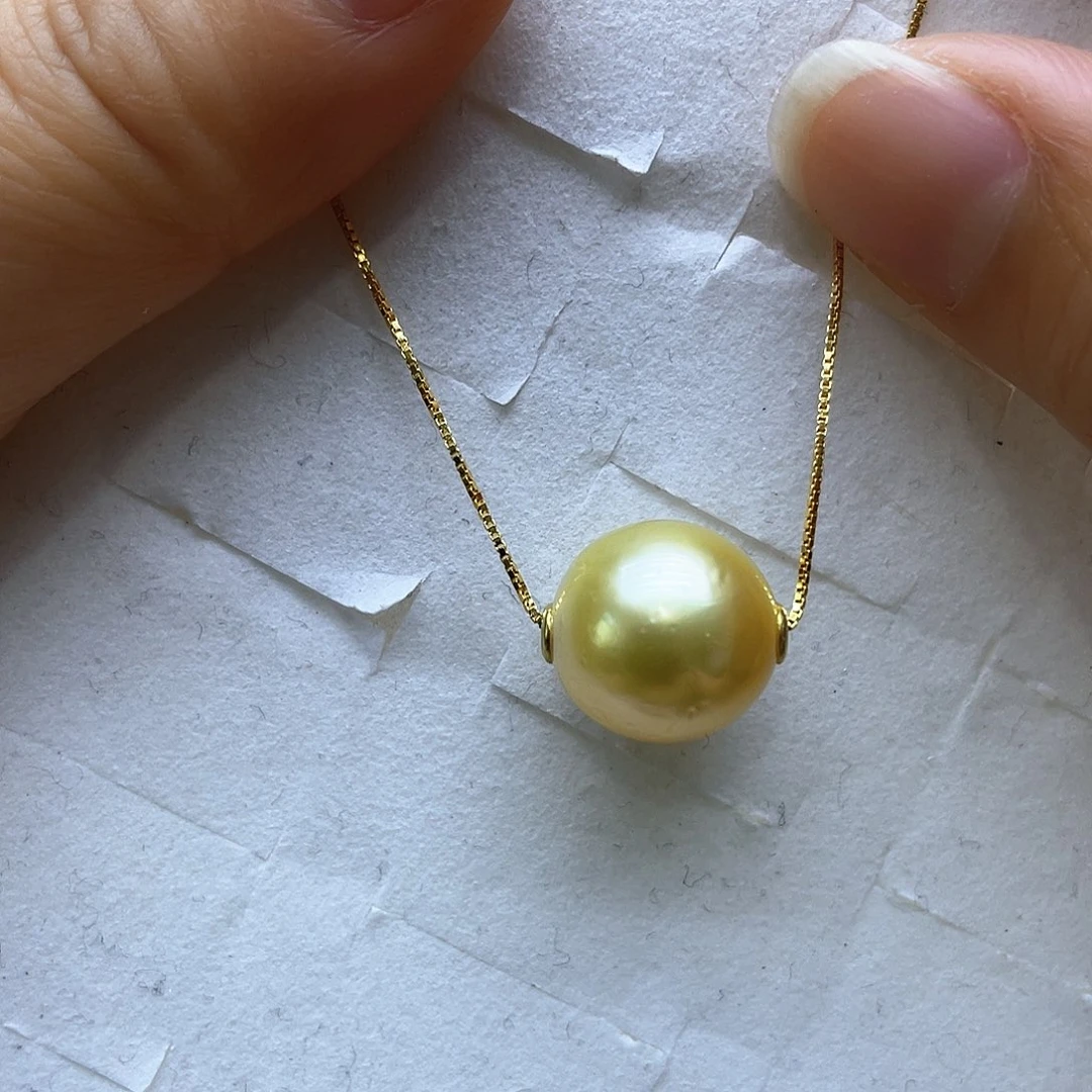 海水珍珠颈饰银S925镶嵌