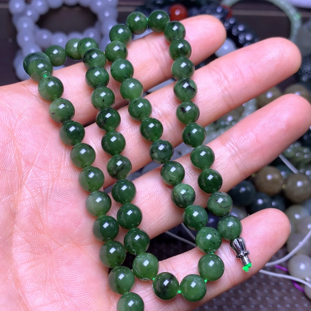 和田玉未镶嵌手串