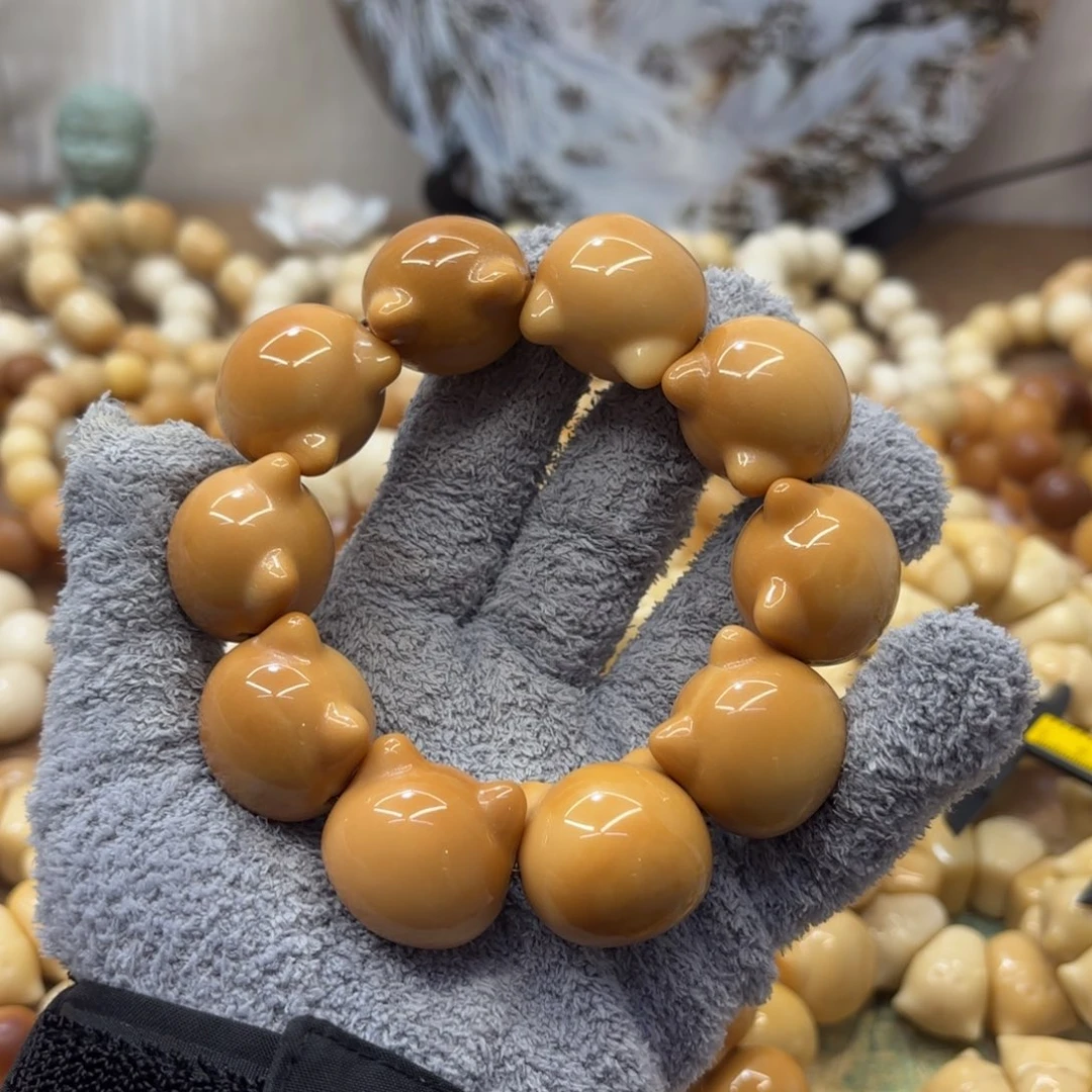 菩提根/象牙果吊坠27牙果瑕疵机抛猫头592