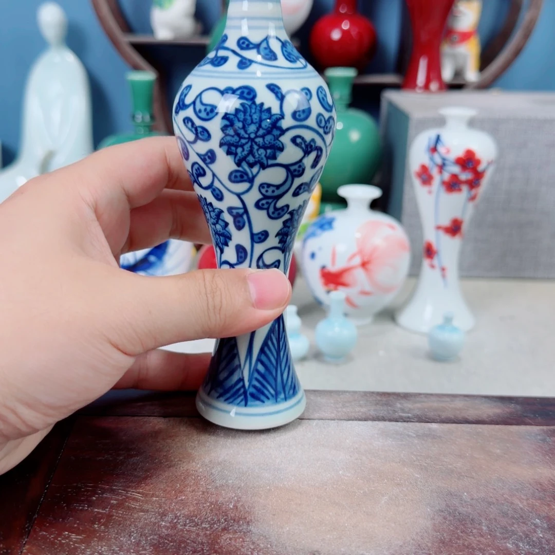 陶瓷手工小花器摆件