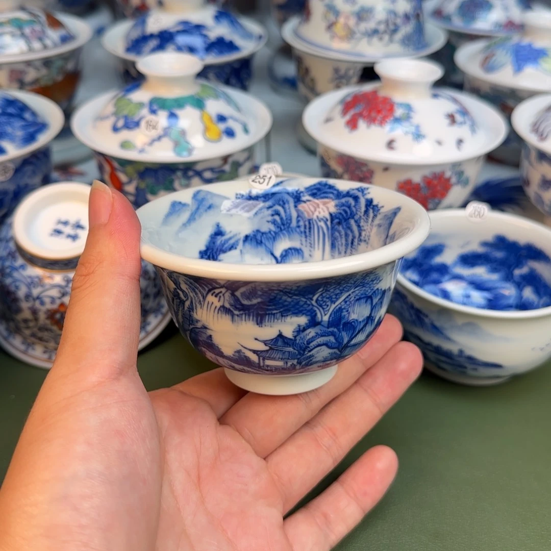 彦祖纯手工手绘茶具251