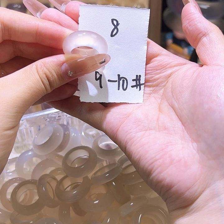 玛瑙/玉髓戒指未镶嵌