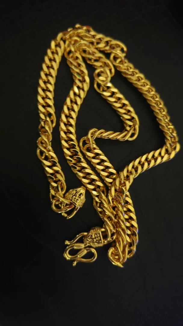 链子足银 收藏级轻奢气质简约精致黄色项链ys62715