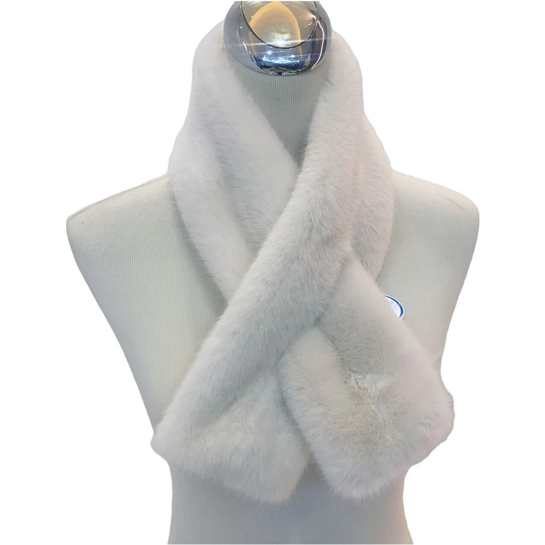 涤纶加厚围巾护耳帽蒙古帽毛绒帽子防风女士冬季仿貂毛保暖时尚